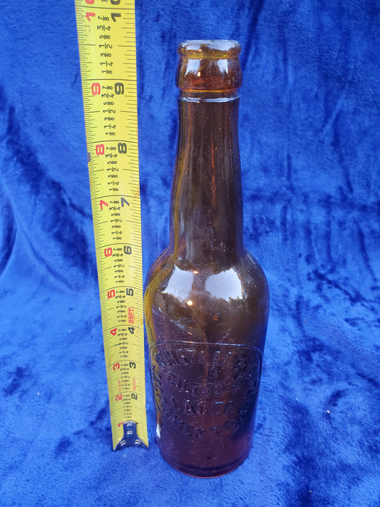 Vintage Gilt Edge Lager Beer Bottle