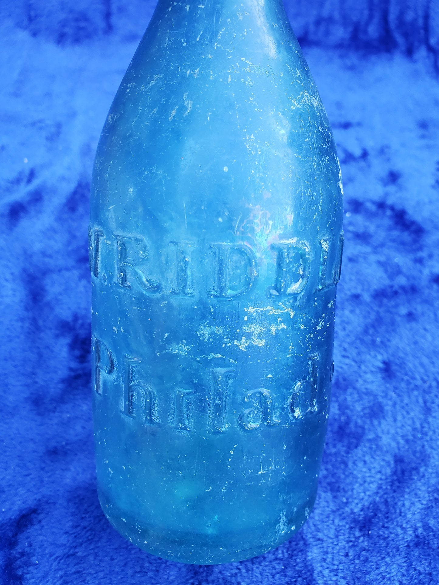 Vintage Soda Bottle - W. Riddle