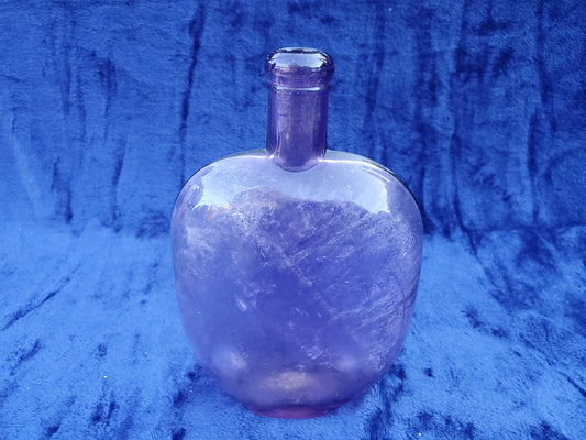 Amethyst / Purple Flask-Form Bottle