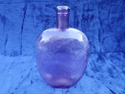 Amethyst / Purple Flask-Form Bottle