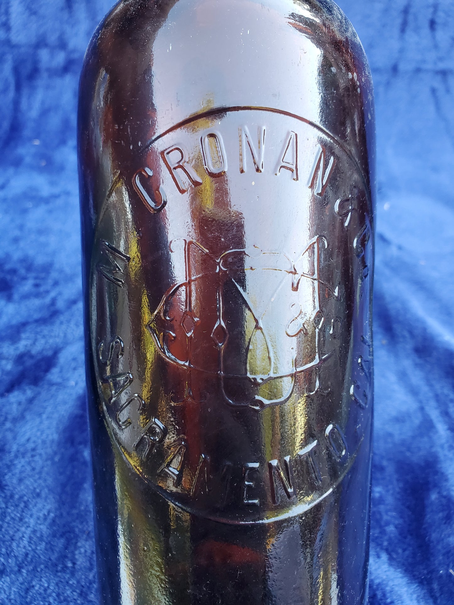 Two (2) 19th Century Sacramento Beer Bottles