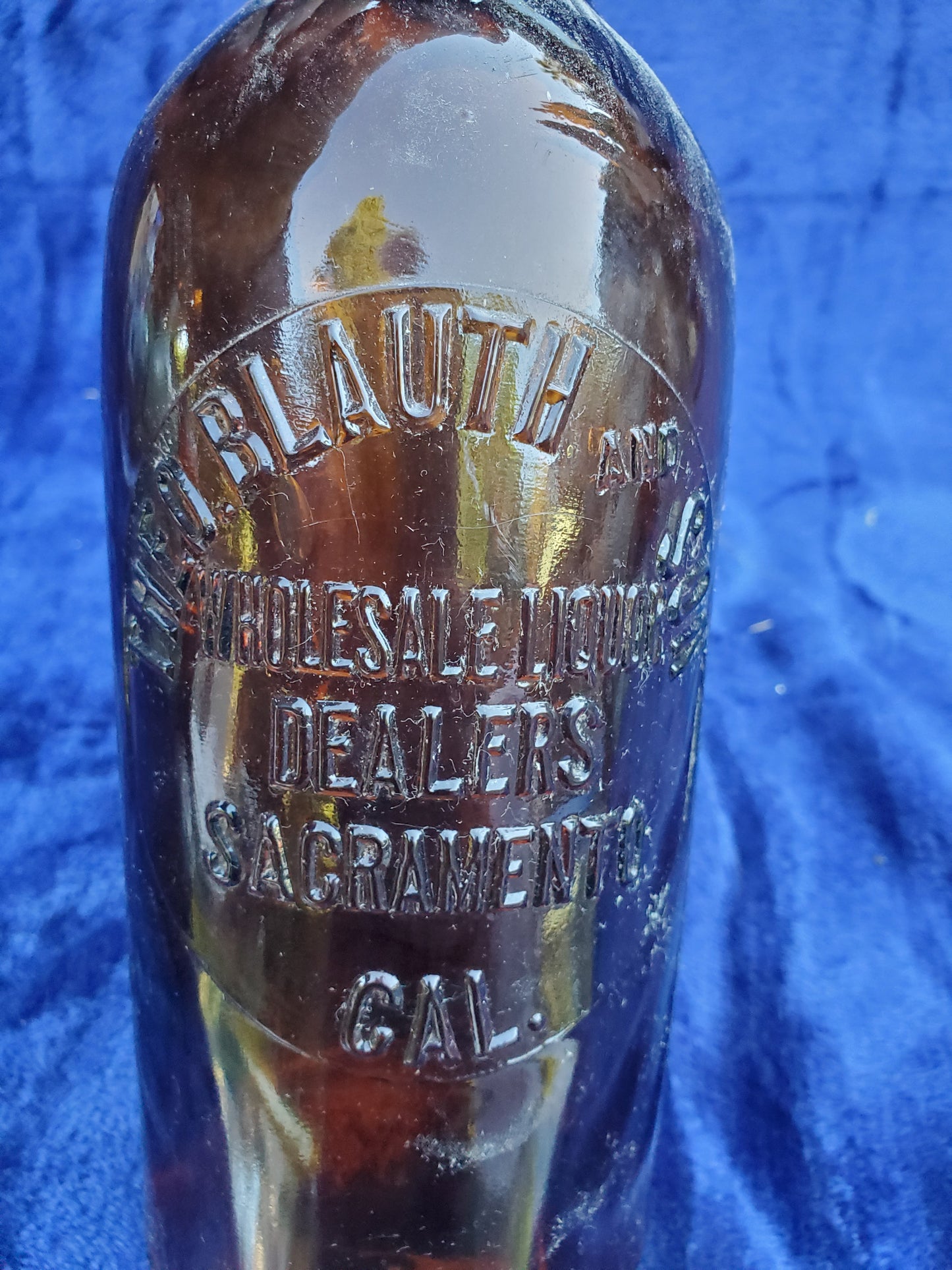 Two (2) 19th Century Sacramento Beer Bottles