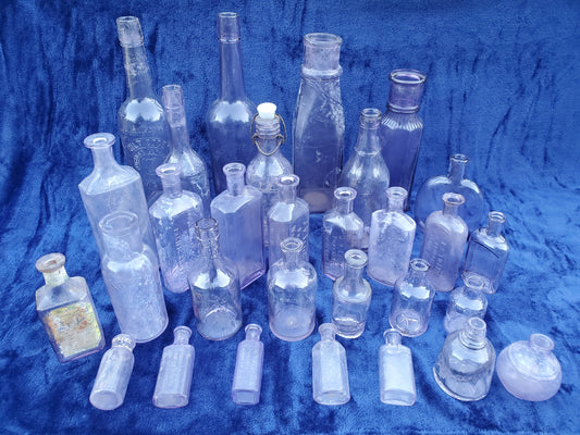Authentic late-19th / early-20th century bottle grouping (27 Bottle Lot)