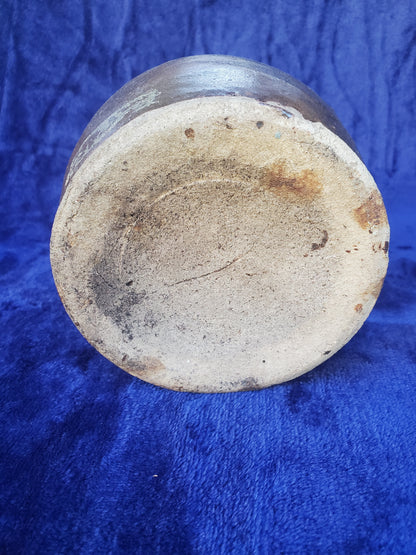 Three (3) authentic late-19th to early-20th-century American stoneware utility jugs