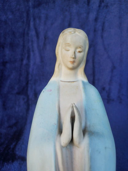 Two (2) Ceramic Madonna Figurine 1950s–1960s