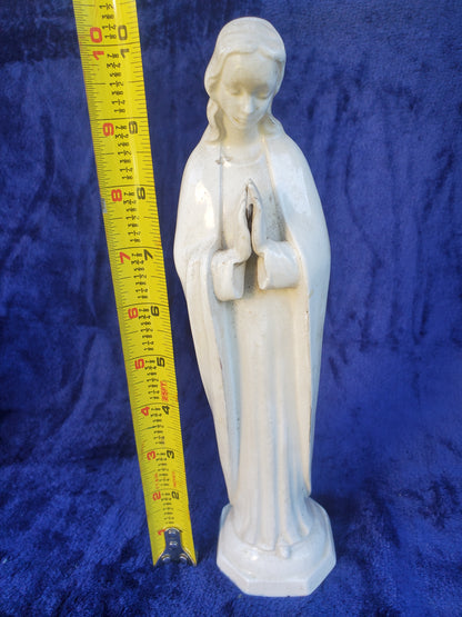 Two (2) Ceramic Madonna Figurine 1950s–1960s