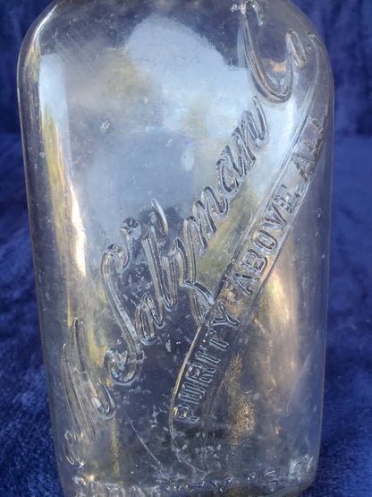 Two (2) Purity Bourbon Flasks - M. Shumate