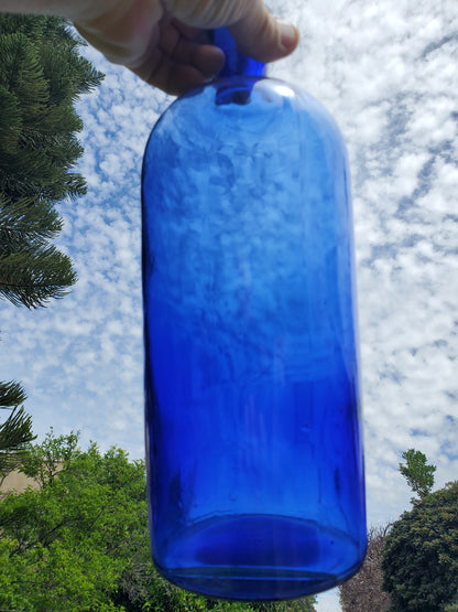 Vintage Cobalt Blue Bottle