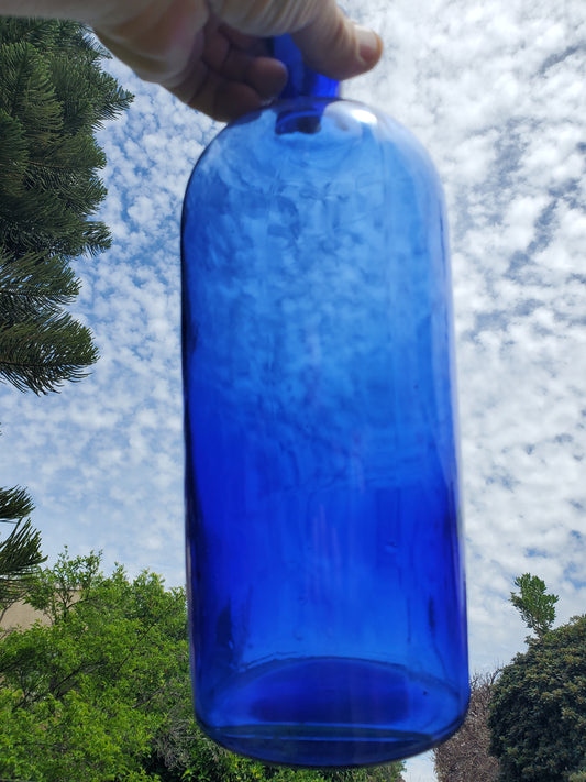 Vintage Cobalt Blue Bottle