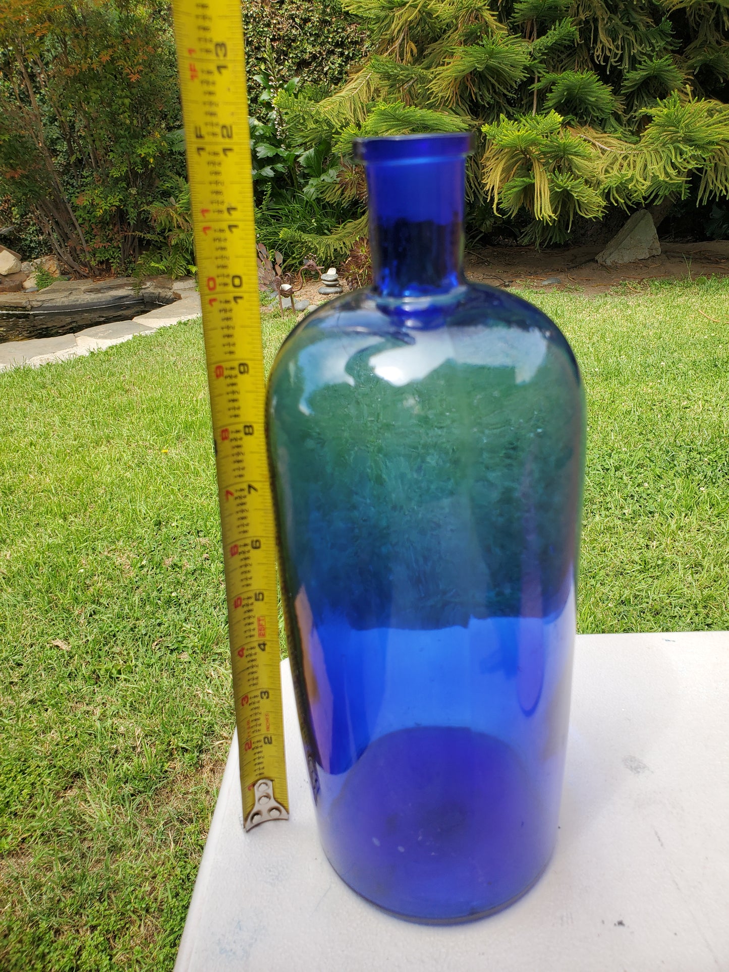Vintage Cobalt Blue Bottle