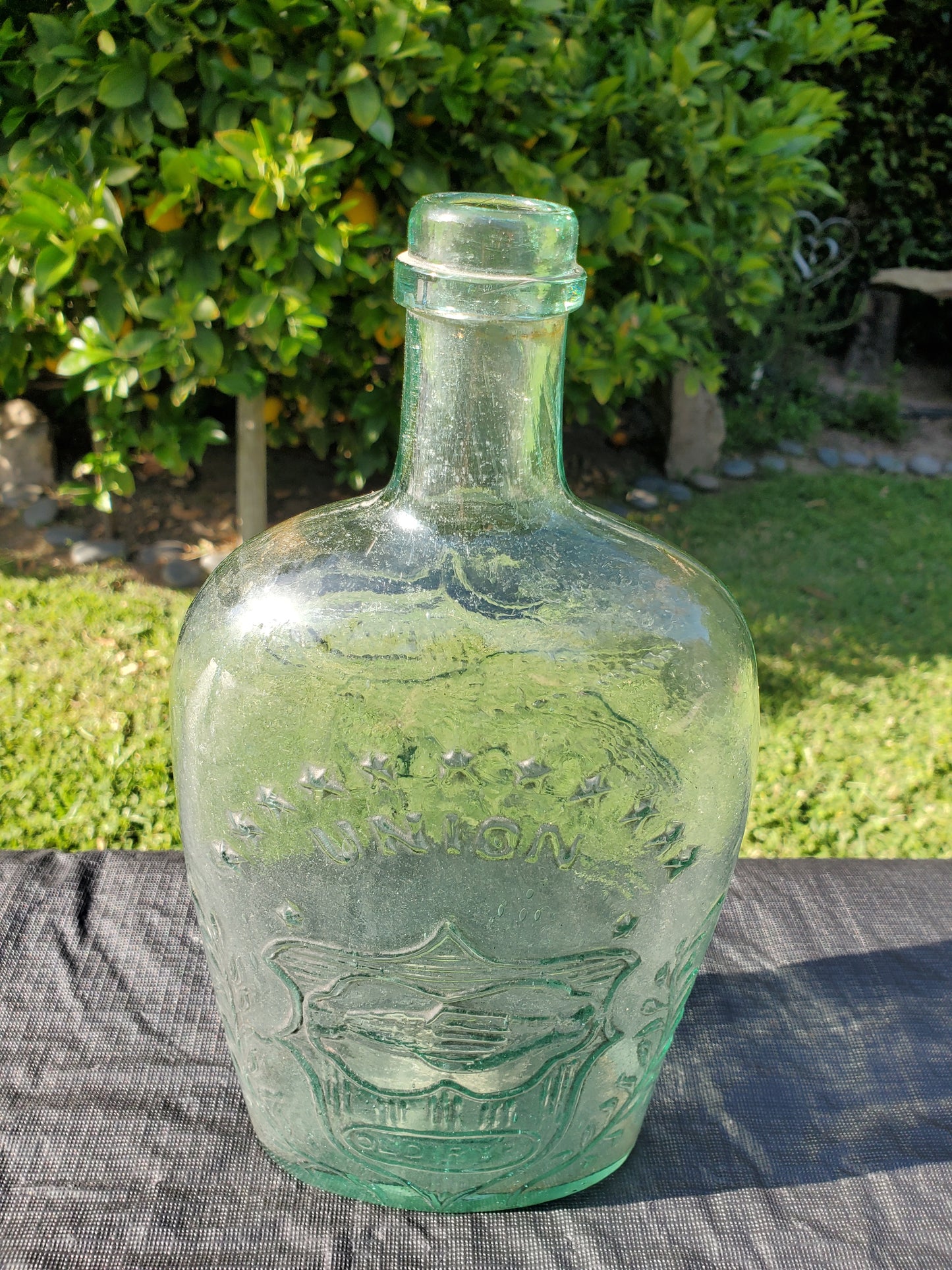 Union / Eagle Flask commemorative bottle (1960s–1970s)