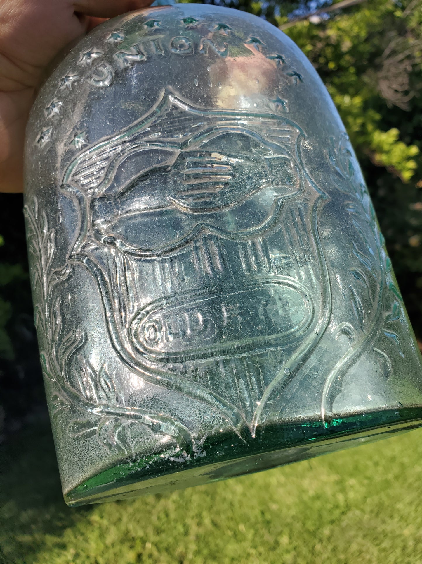 Union / Eagle Flask commemorative bottle (1960s–1970s)