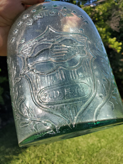 Union / Eagle Flask commemorative bottle (1960s–1970s)