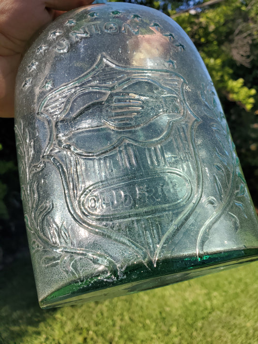 Union / Eagle Flask commemorative bottle (1960s–1970s)