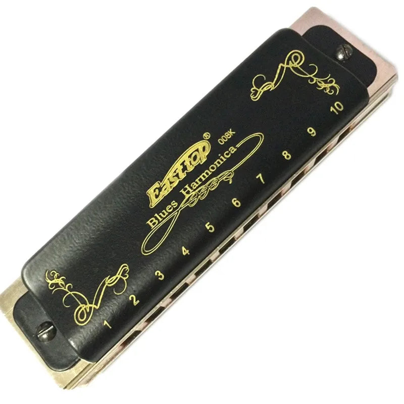 Hot sale Easttop Harmonica T008K Diatonic 10 Hole Armonica Blues mondharmonica gaita de boca Mouth Ogan Musical Instruments