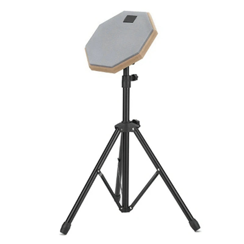 8 Inch Rubber Wood Drum Practice Training Pad With Stand