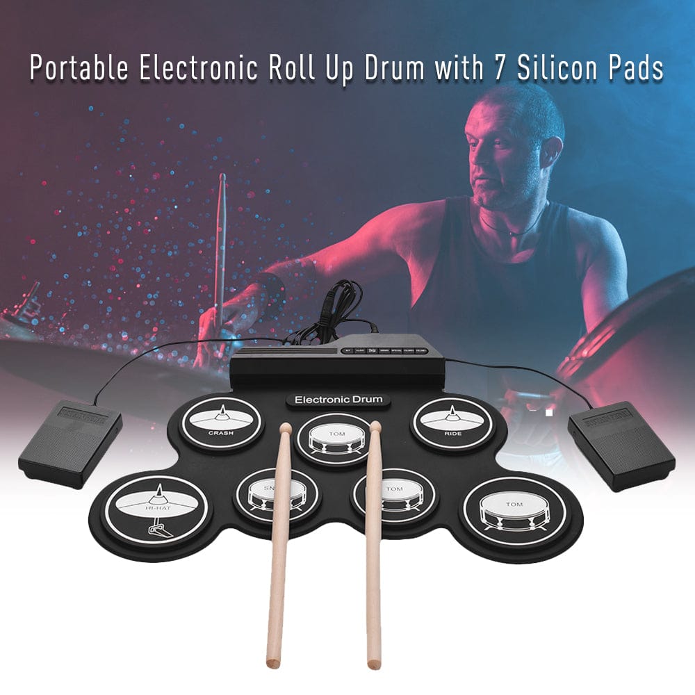 USB Mini Electronic Drum Set - HADDAD BEATS