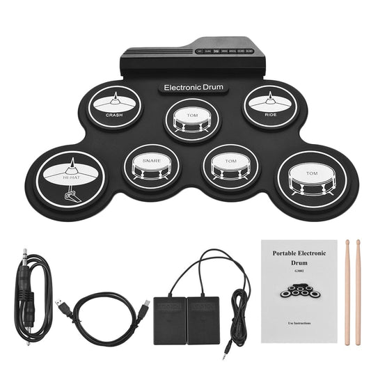 USB Mini Electronic Drum Set - HADDAD BEATS